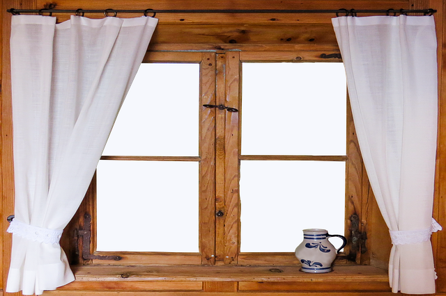 dřevěné okno